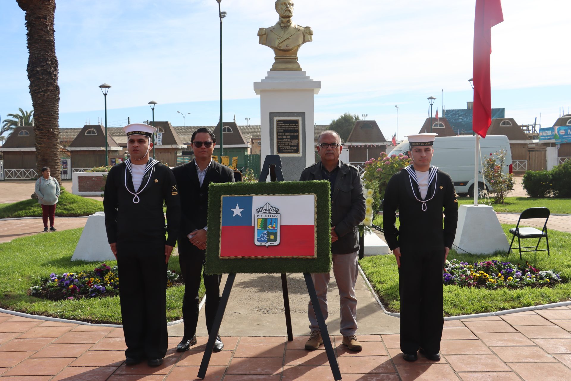 Conmemoración Día de las Glorias Navales en la Plaza Prat de Pichilemu